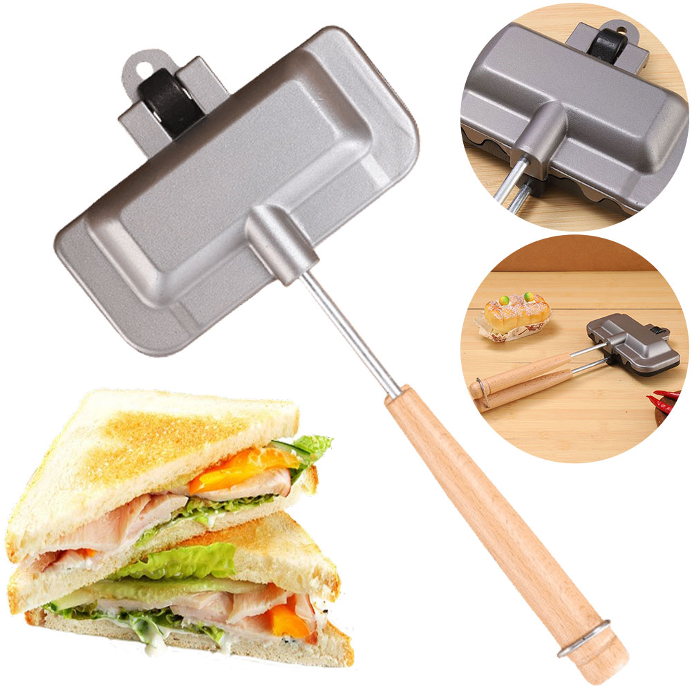 Sandwich Press Grill - Sıcak Sosisli Sandviç Tost Makinesi Yapışmaz
