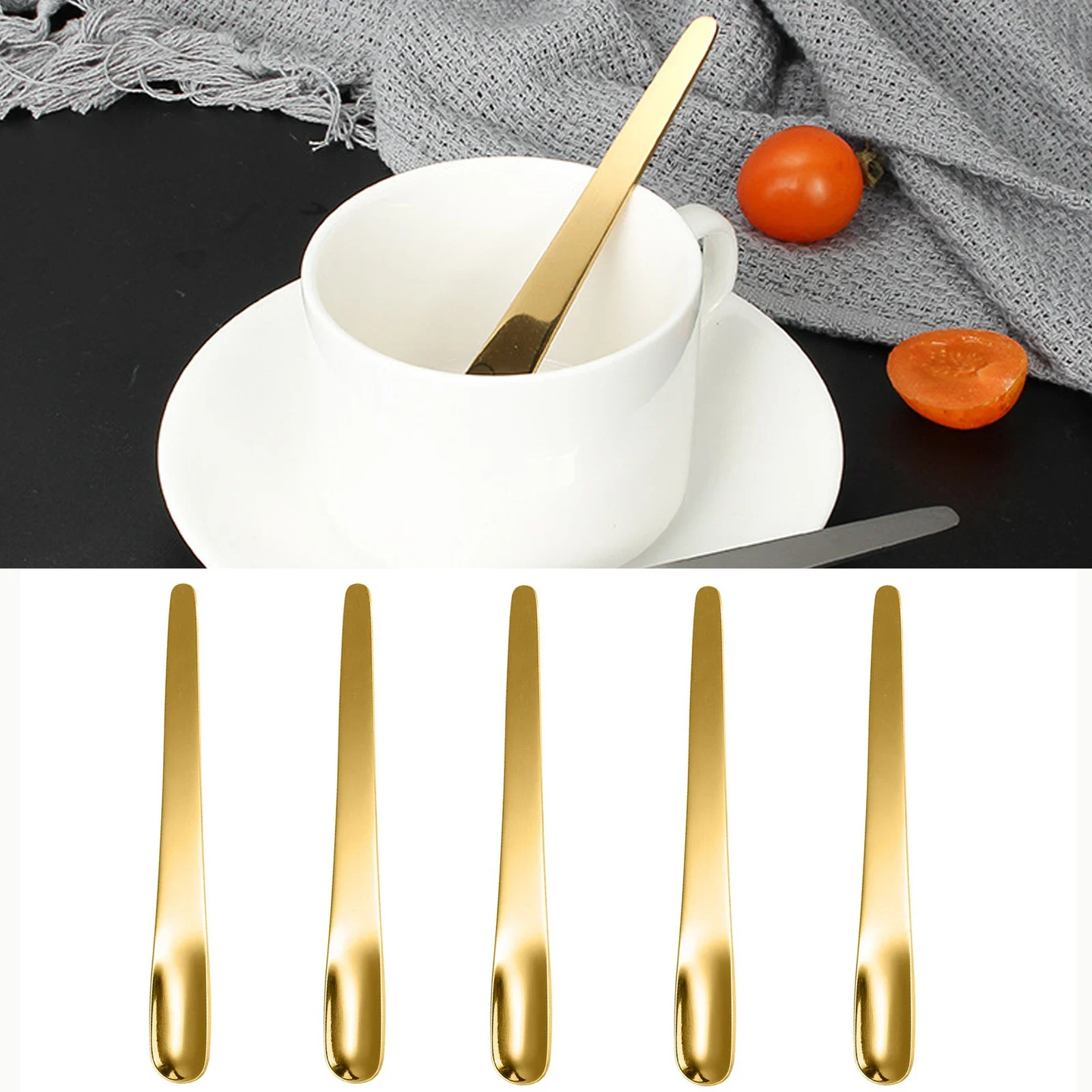 Kitchen Appliances For Restaurant - Tatlı için 5 adet kahve kaşık