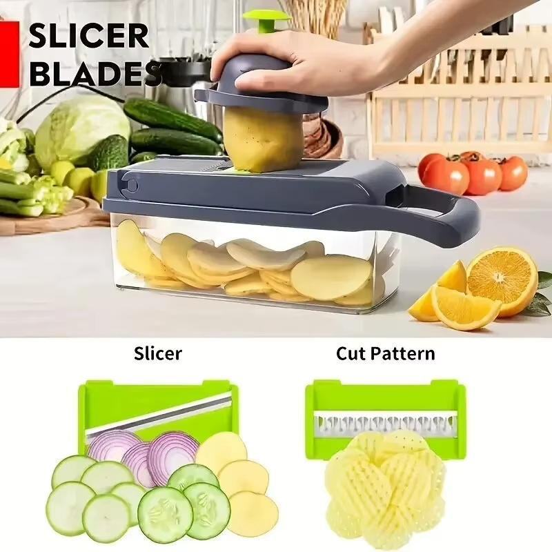 Kitchen Appliances Japan - Lüks Sebze Doğrayıcı - Çoklu Aksesuarlar