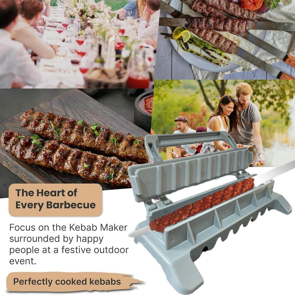 Sandwich Press Grill - Yeni Tek Sıralı Kebap Yapıcı Barbekü