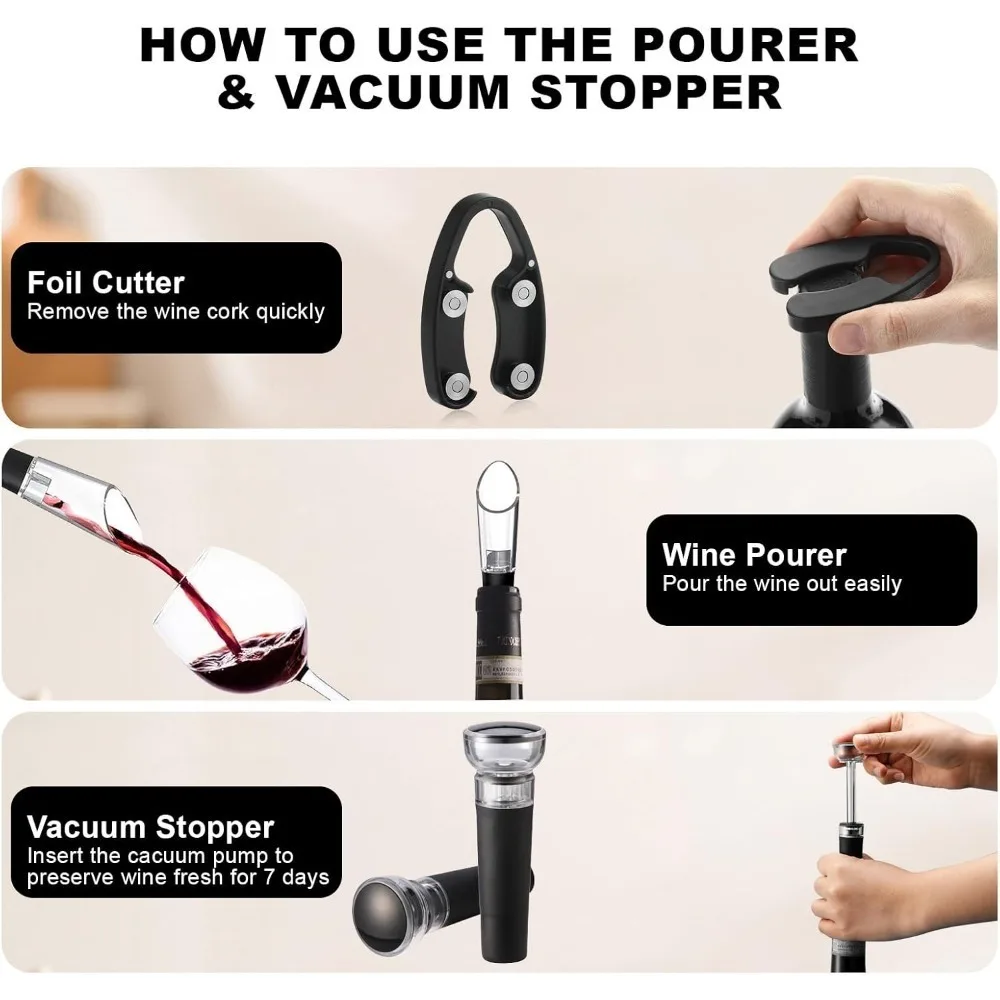 Elektrikli Şarap Açacağı Seti  - Wine Opener Electric incelemesi ve fiyatı