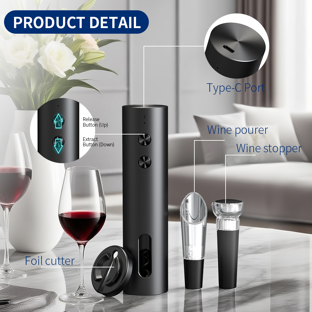 4'ü 1 Arada Elektrikli Şarap A - Wine Opener Electric incelemesi ve fiyatı