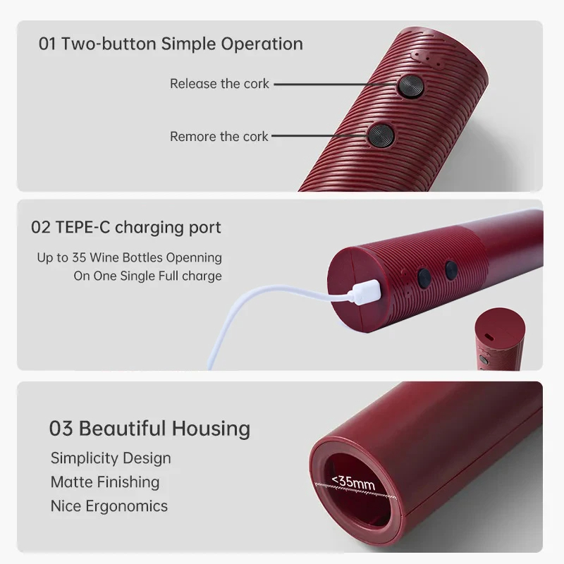 HOMEFISH Elektrikli Şarap Şişe - Wine Opener Electric incelemesi ve fiyatı
