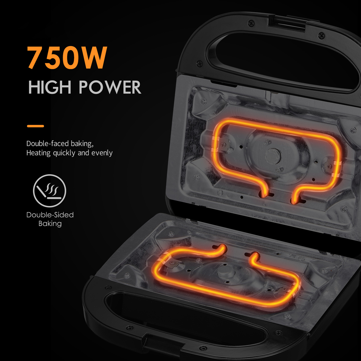Paslanmaz Çelik 750W Sandviç v - Sandwich Press Grill incelemesi ve fiyatı