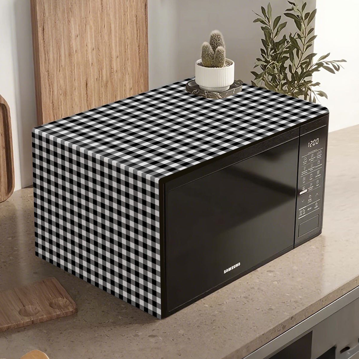 Siyah Beyaz Ekose Mikrodalga F - Kitchen Appliances Japan incelemesi ve fiyatı