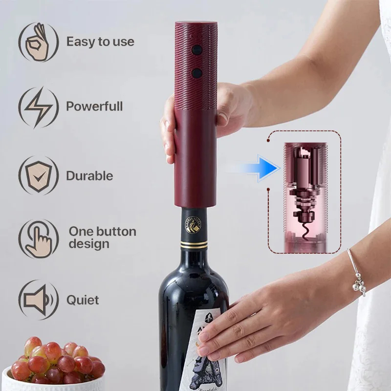Şarj Edilebilir Şarap Açacağı  - Wine Opener Electric incelemesi ve fiyatı