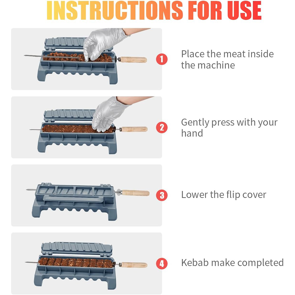 LMETJMA Büyük Kebap Yapıcı Pre - Sandwich Press Grill incelemesi ve fiyatı