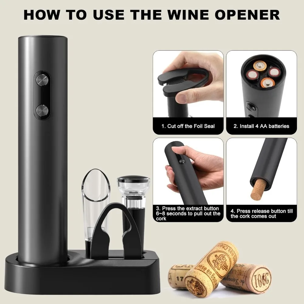 Şarap Meraklıları için Uygun Ş - Wine Opener Electric incelemesi ve fiyatı