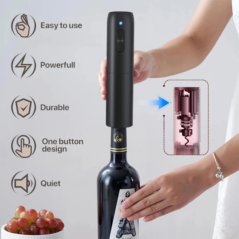 Elektrikli Şarap Şişe Açacağı  - Wine Opener Electric incelemesi ve fiyatı