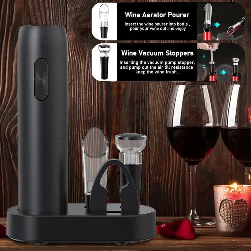 Elektrikli Şarap Şişe Açacağı  - Wine Opener Electric incelemesi ve fiyatı